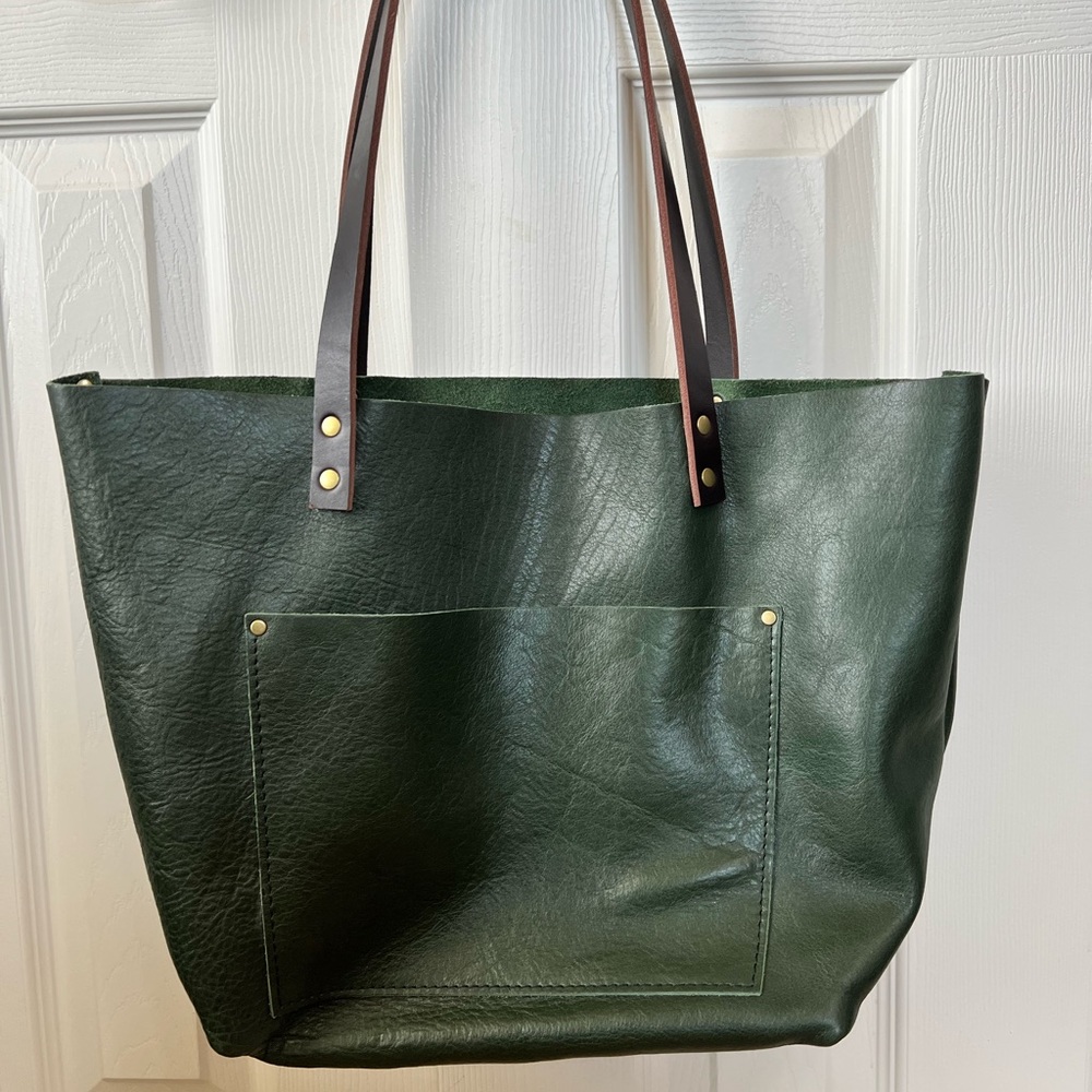 Portland Leather Goods large tote New Forest